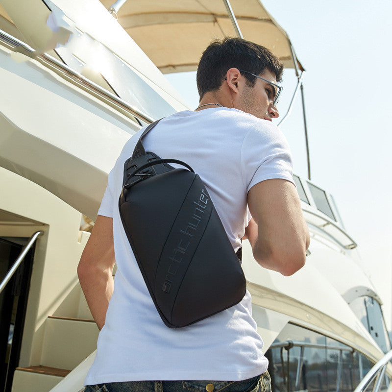 New Men's Chest Bag Creative Storage Single Shoulder Messenger Bag