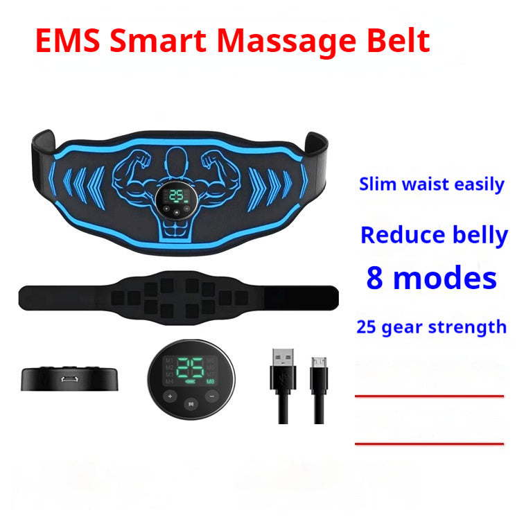 Ceinture de massage intelligente Équipement de fitness EMS Ceinture de paresseux à domicile