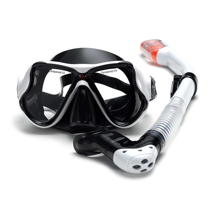 Équipement de natation pour adultes Masque de plongée Tuba Combinaison deux pièces