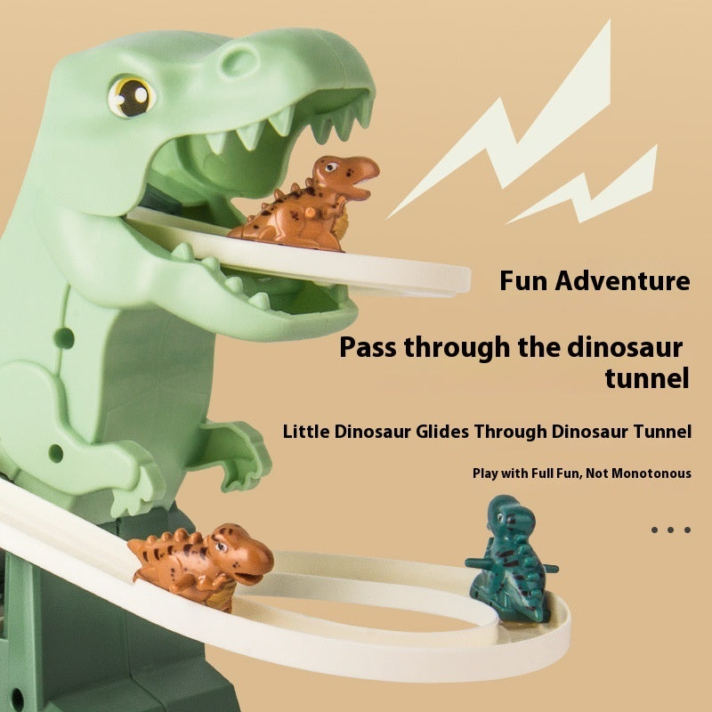 Dinosaur Assembled Educational Electric Slide Track Toy Car