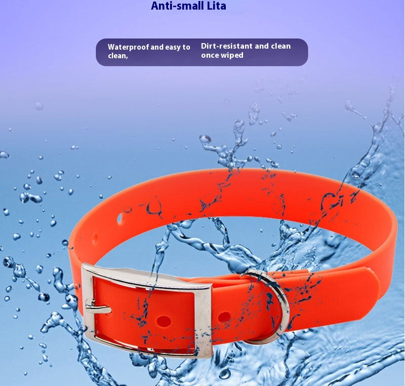 Collier pour chien en PVC en gros, étanche, résistant à l'usure, collier de traction pour chien, fournitures pour animaux de compagnie
