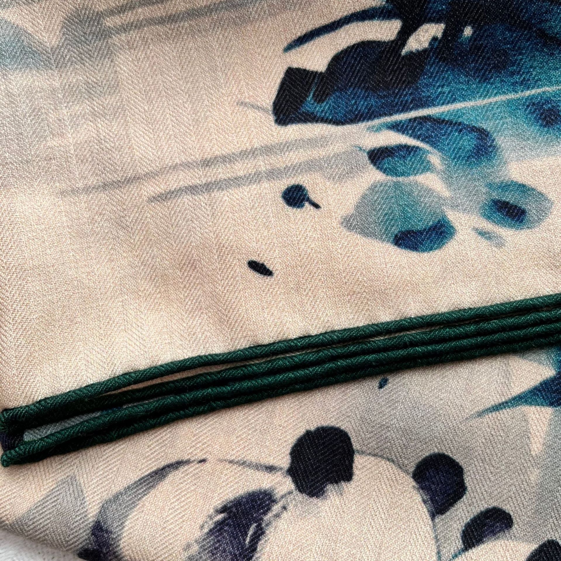 Ink Painting Panda Printing Wool Scarf