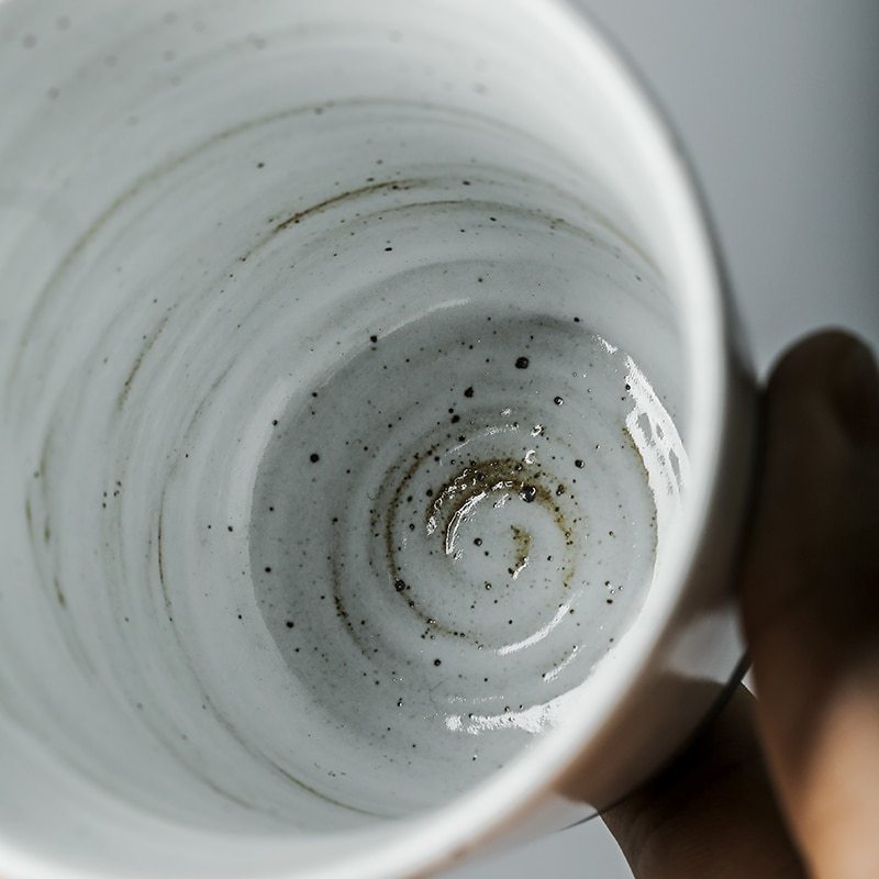 Handmade Stoneware Cup Retro Personality Tea Cup Art Cup