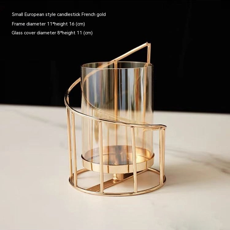 Nordic Romantic Candlestick Decoration Living Room Candlelight Dinner Props