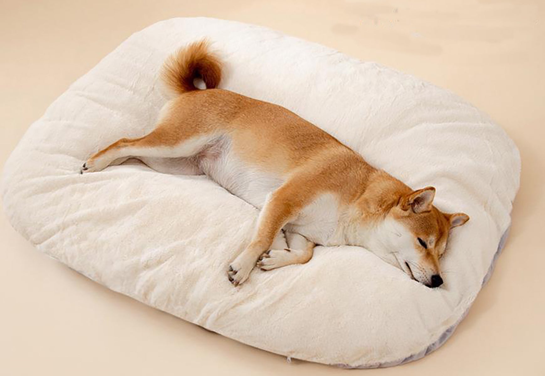 Oval Shape Cushion For Large Dogs Comfortable Dog Bed Washable Beds For Crates