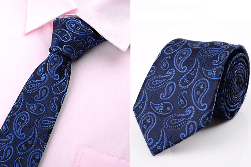 Costume trois pièces cravate homme de la nouvelle série cravate fleur de cachemire