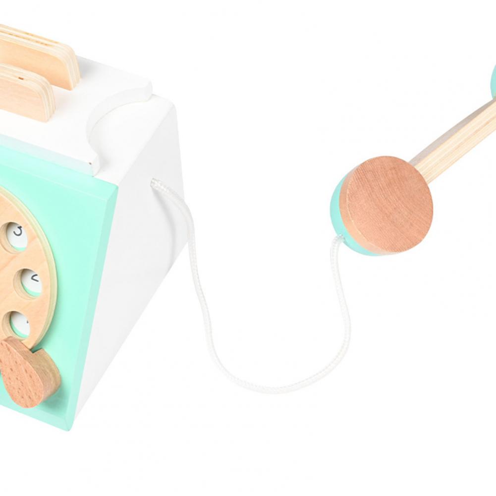 Ensemble de jouets de simulation de téléphone fixe vintage pour garçons et filles