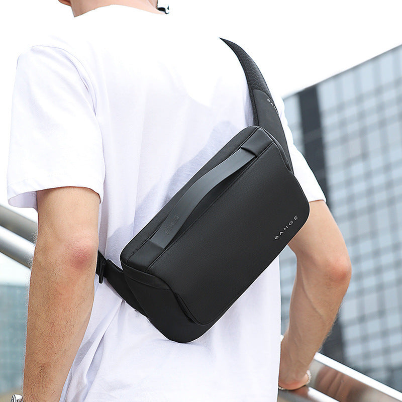 Men's Fashion Chest Bag Waterproof Portable Storage Diagonal