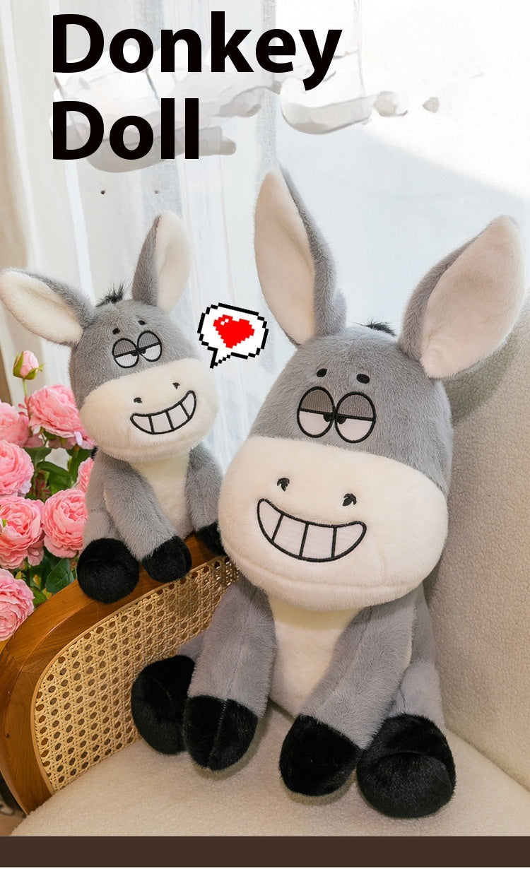 Jouets en peluche Ane Poupée Dormir Lit