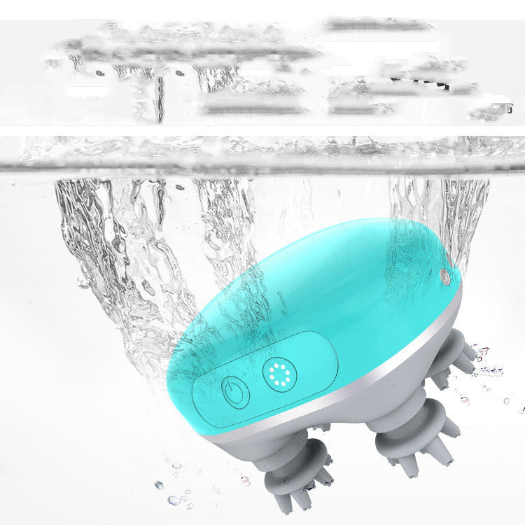 Masseur Électrique Pétrissage Vibration Rechargeable Cuir Chevelu Tête