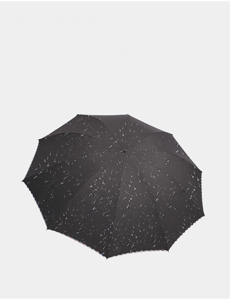 Plus Ten Bone Black Glue Sunscreen Umbrella