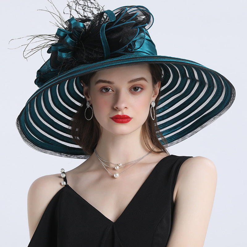 Chapeau décontracté femme à grand bord