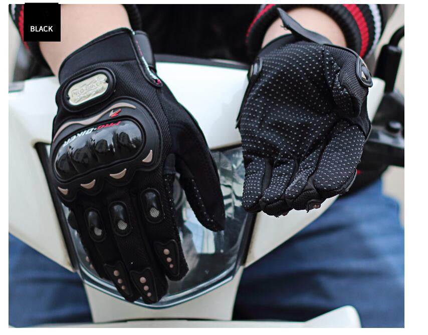 Gants de moto hiver imperméables chauds quatre saisons