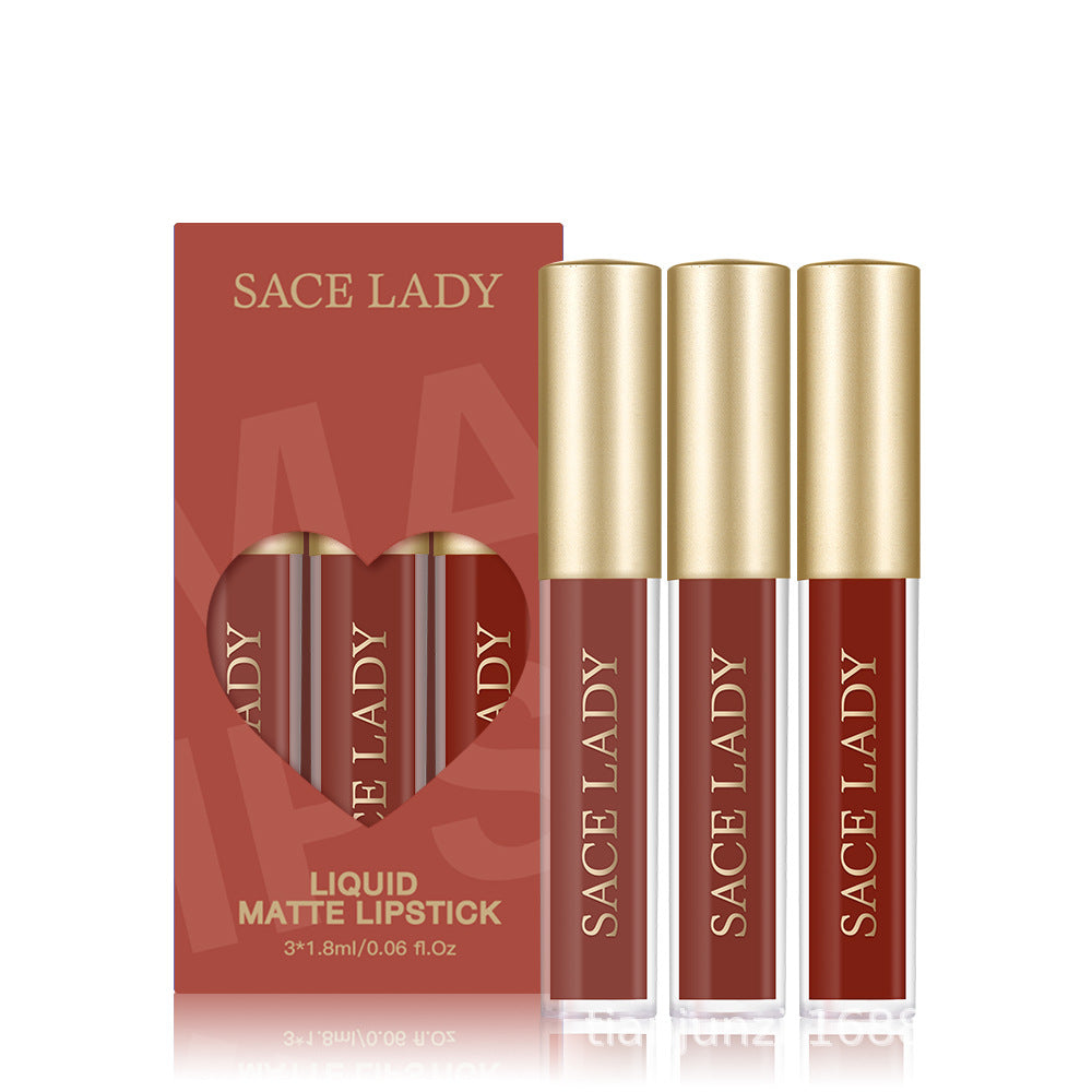 Ensemble de vernis à lèvres mat velouté imperméable et antiadhésif