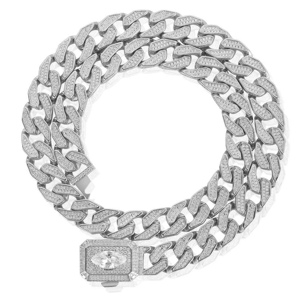 Hip Hop SMFK Galaxy Necklace 12mm Single Marquise