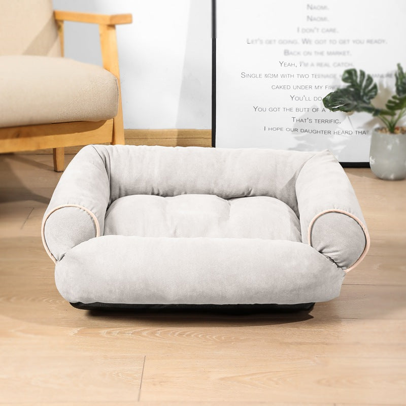Canapé-lit pour chien, sac de couchage, chenil, chaton, maison pour animaux de compagnie, lits chauds d'hiver, coussin