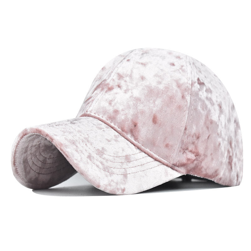 Hat Women Fashion Visor Chenille Baseball Cap