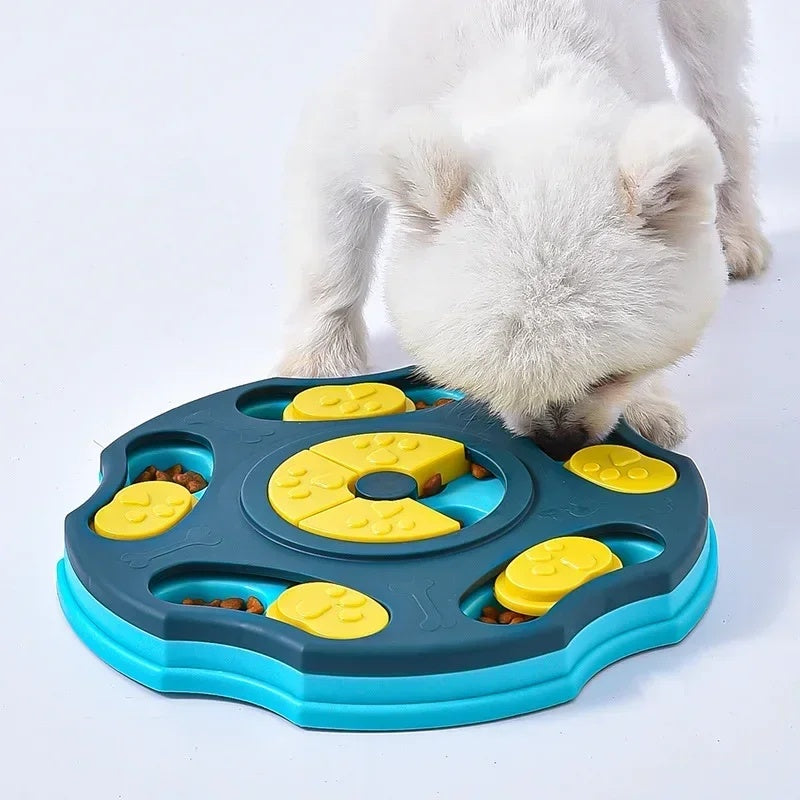 Toy Pet Dog Bowl Food Searching Multifunctional Food Box Interactive Games For Aggressive Chewer Gift