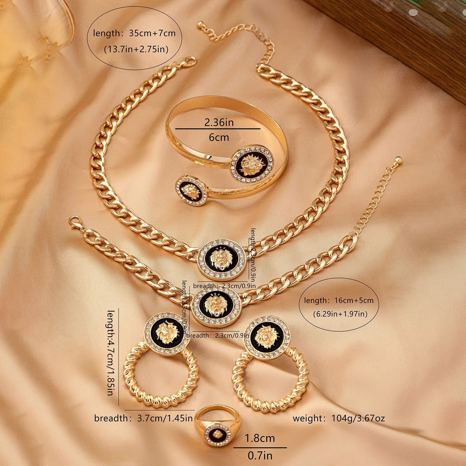 Costume ornemental tête de lion créatif pour femme
