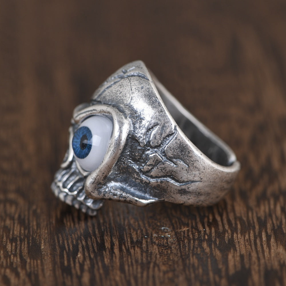 S990 Vintage Thai Silver Craft Ring