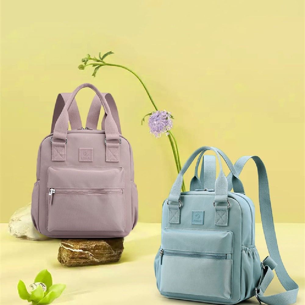Sac à dos couleur unie femme nouvelle mode