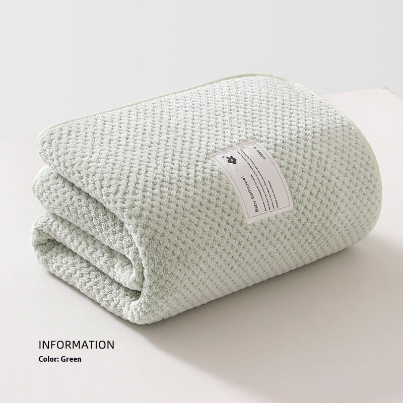 Serviette de bain épaissie, absorbante et douce pour nouveau-né