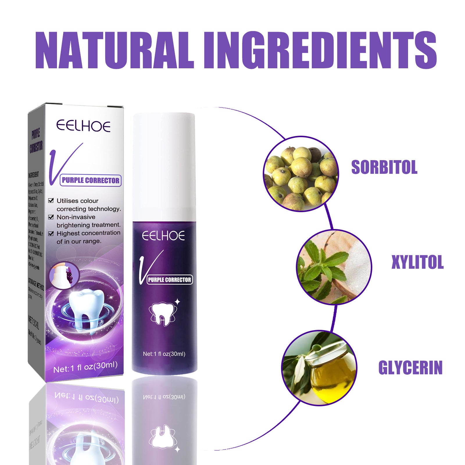 EELHOE Teeth White Toothpaste White Beautiful Tooth Remove Tooth Stains Odor Oral Care Clean Bright White Toothpaste