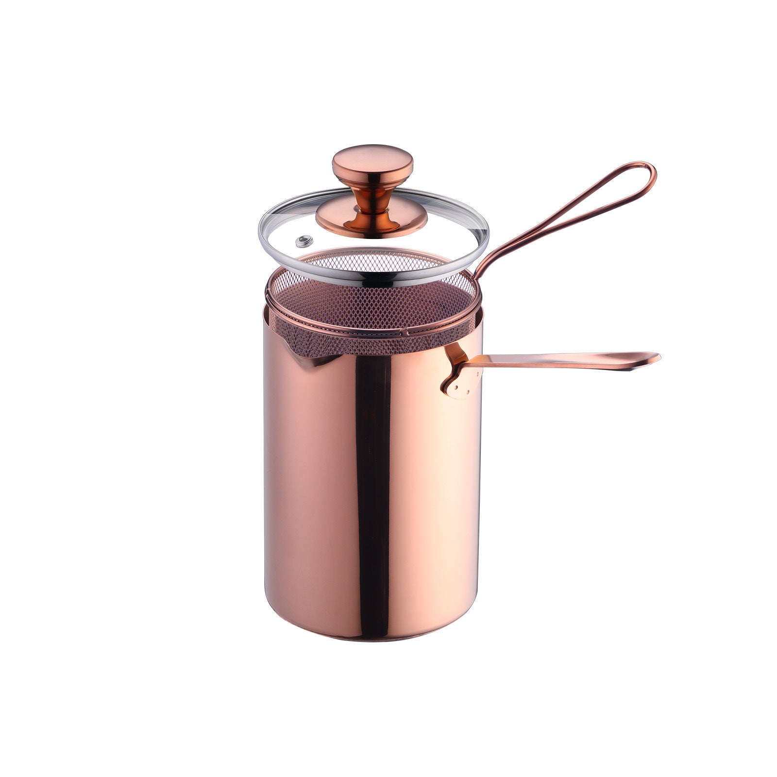 Friteuse profonde en acier inoxydable 304 pour cuisine avec passoire