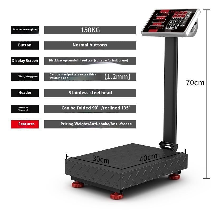 Commercial Weighing Electronic Scale Platform Scale