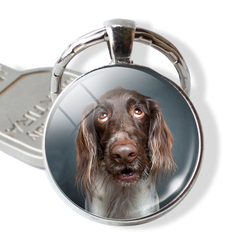 Fashion Personality Time Gem Creative Keychain
