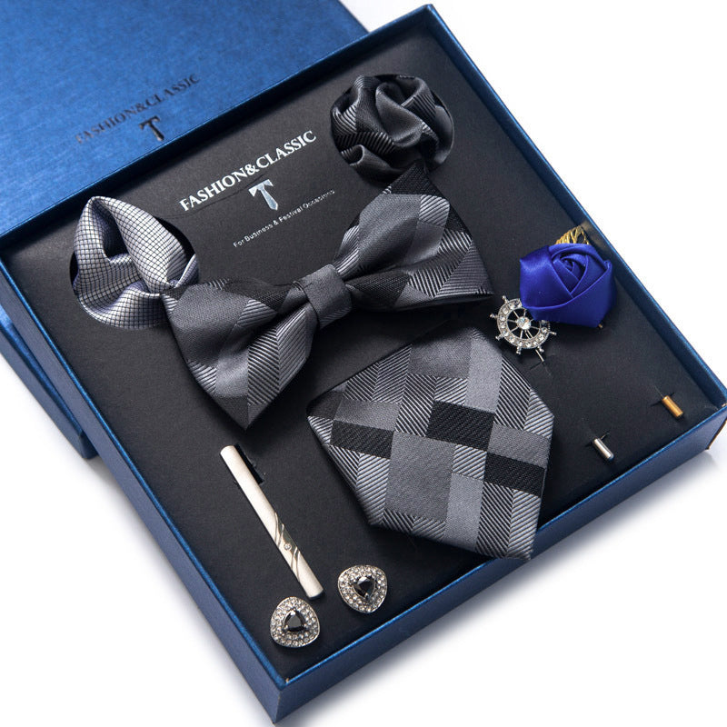 Ensemble cravate et costume formel 8 pièces pour homme