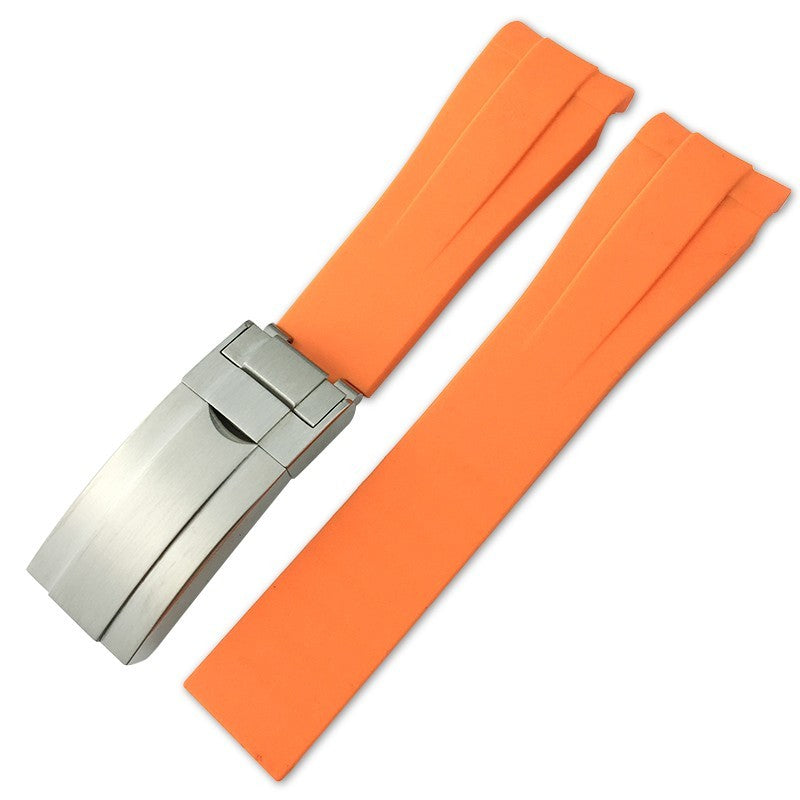 Bracelet de montre sport en caoutchouc de silicone