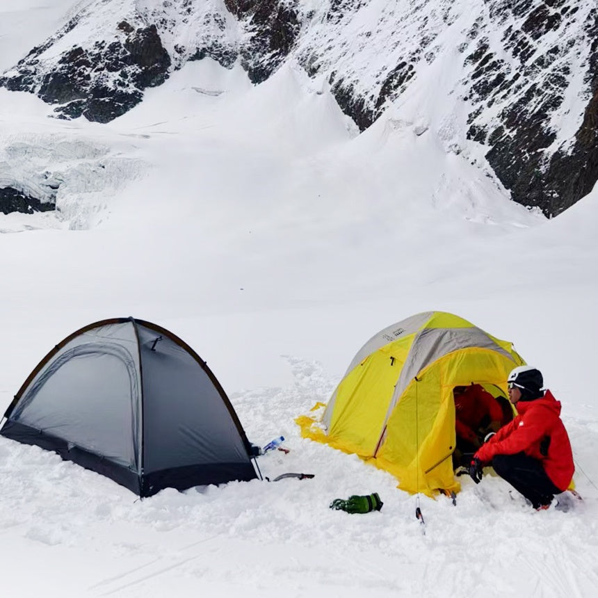 Outdoor Silicone-coated Single Ultra-light Rainproof Tent