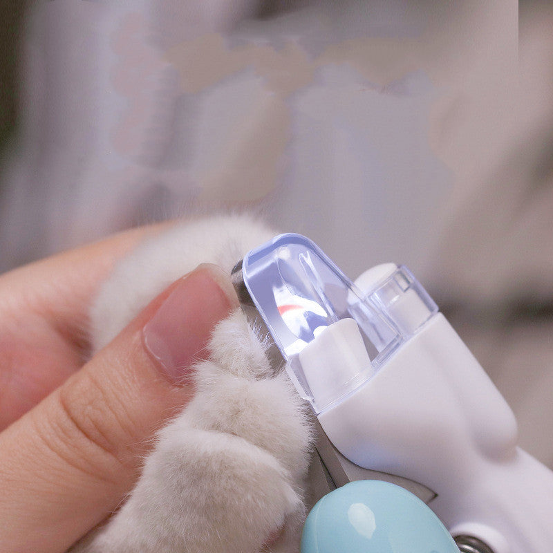 Coupe-ongles pour animaux de compagnie Coupe-ongles pour chiens Coupe-ongles pour chats Coupe-ongles électrique LED Accessoires pour animaux de compagnie Coupe-ongles lumineux pour animaux de compagnie