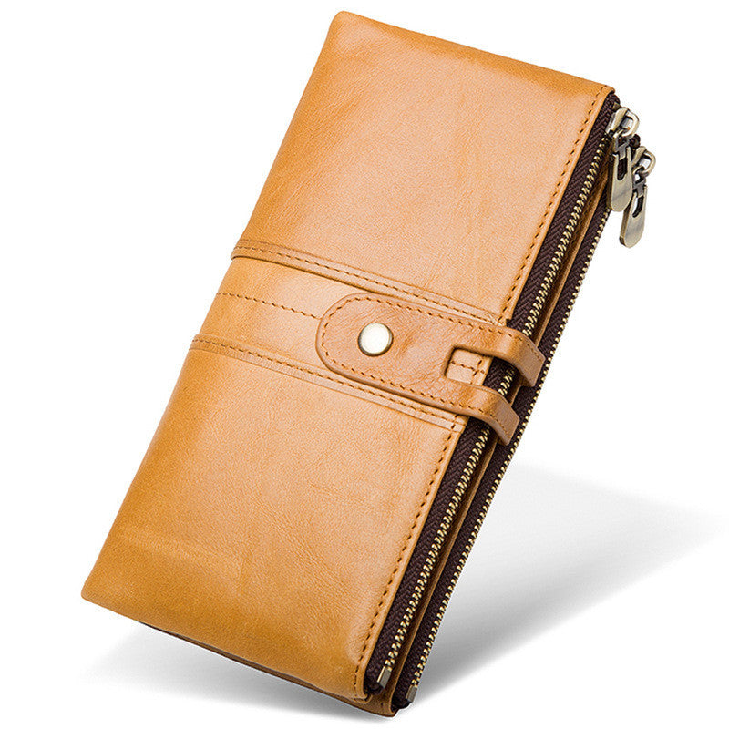 Really Multi-card Leather Men's Wallet Business Casual Long