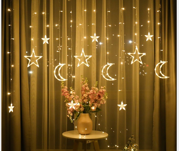 Led Decorative Light String Ins Net Red Creative Star Curtain Light