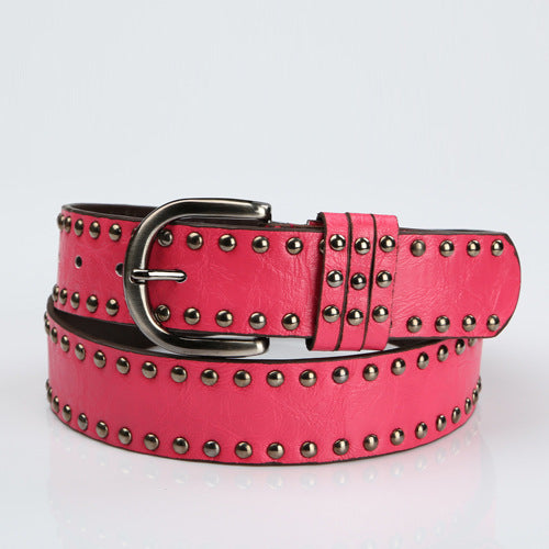 Ceinture pour femme style punk, polyvalente et tendance