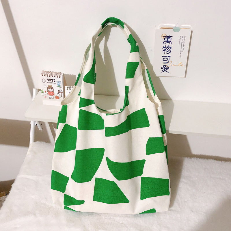 Sac à bandoulière en toile grande capacité pour femmes