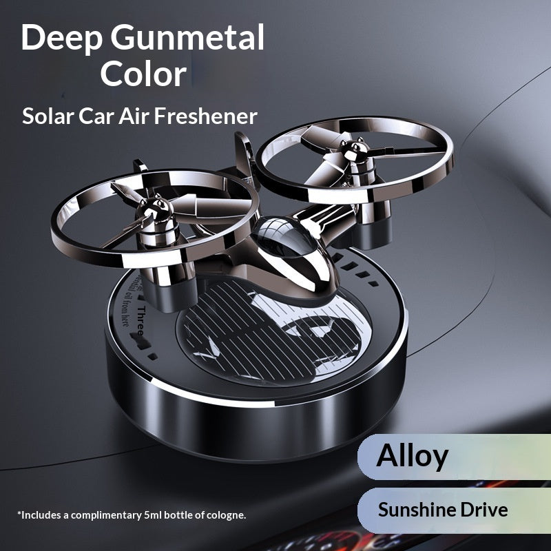Désodorisant de voiture, Parfum d'avion solaire, Rotatif pour voiture