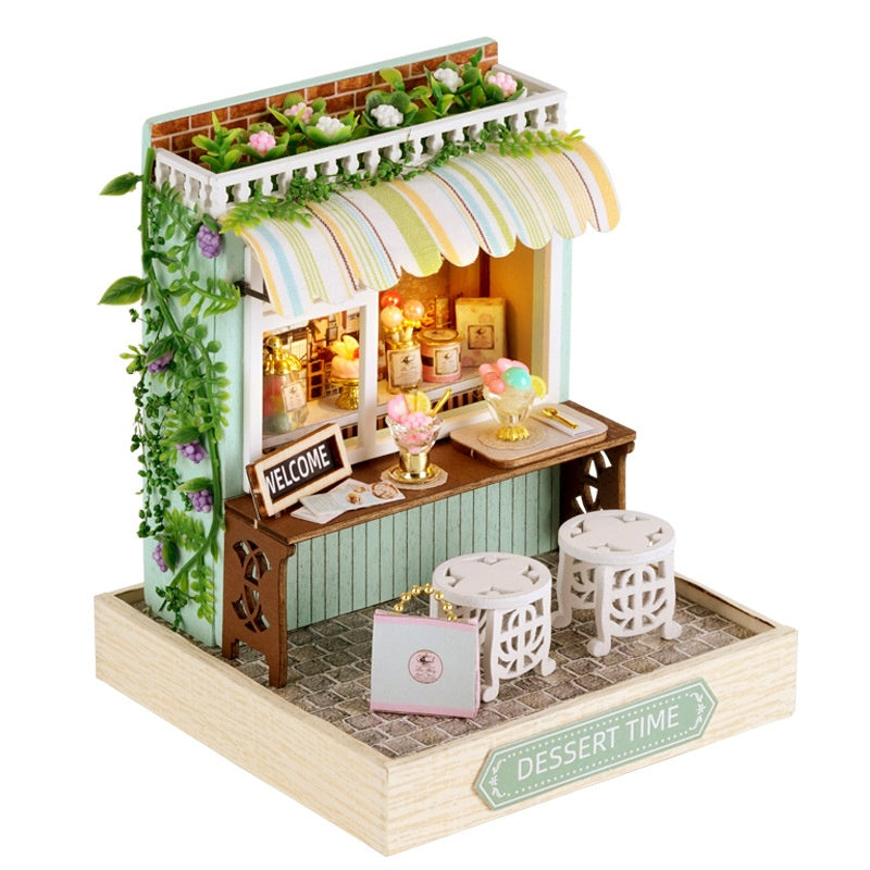 Jouet de construction en bois, assemblé à la main