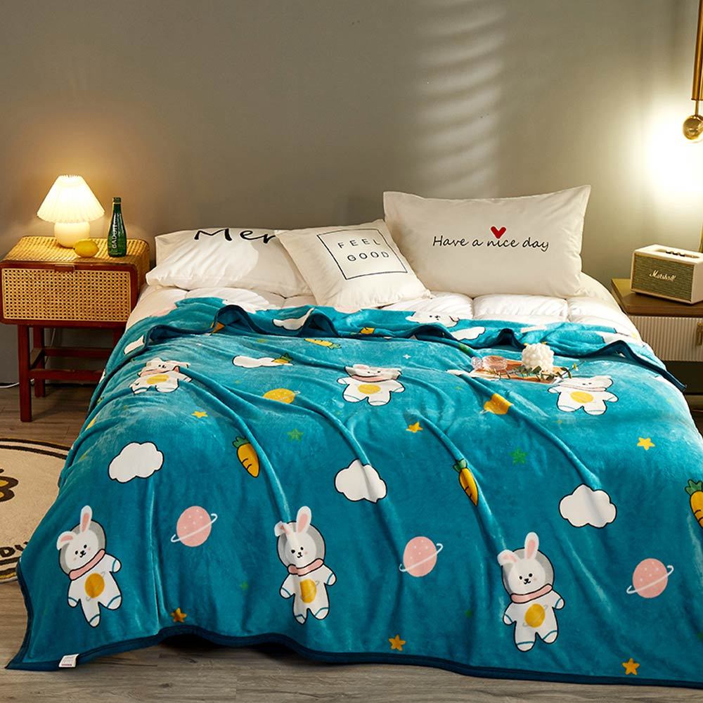 Autumn And Winter Thickened Single And Double Flannel Blanket