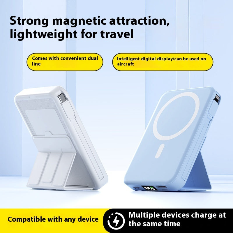 With Cable Magnetic Wireless Super Fast Charge Power Bank Large Capacity