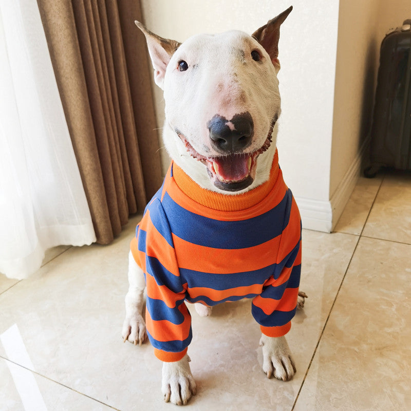 Fashion Cute Simple Striped Pet T-shirt