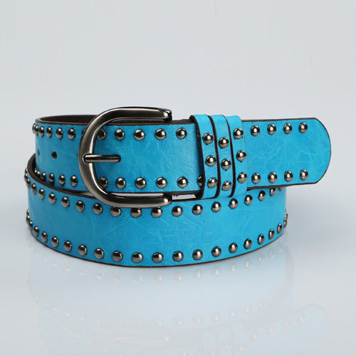 Ceinture pour femme style punk, polyvalente et tendance