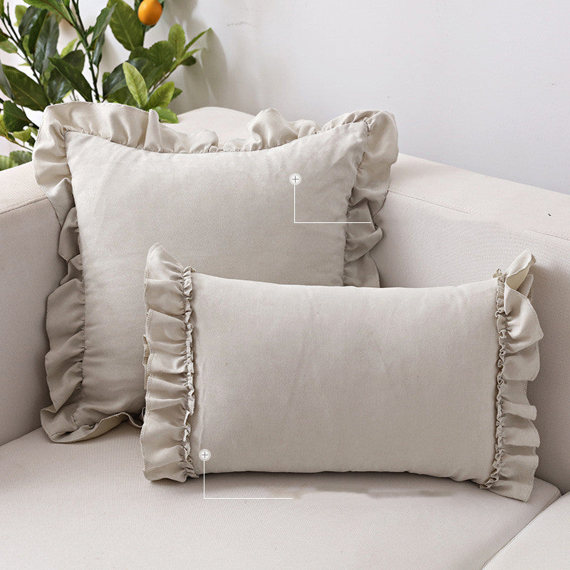 Taie d'oreiller petit coussin Taie d'oreiller suède pour canapé de chevet