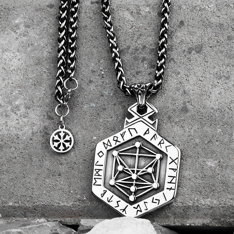 Men's Punk Hip Hop Student Pendant Vintage Sweater Chain