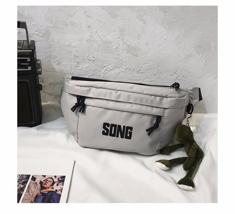 Nylon Shoulder Large Capacity Chest Bag