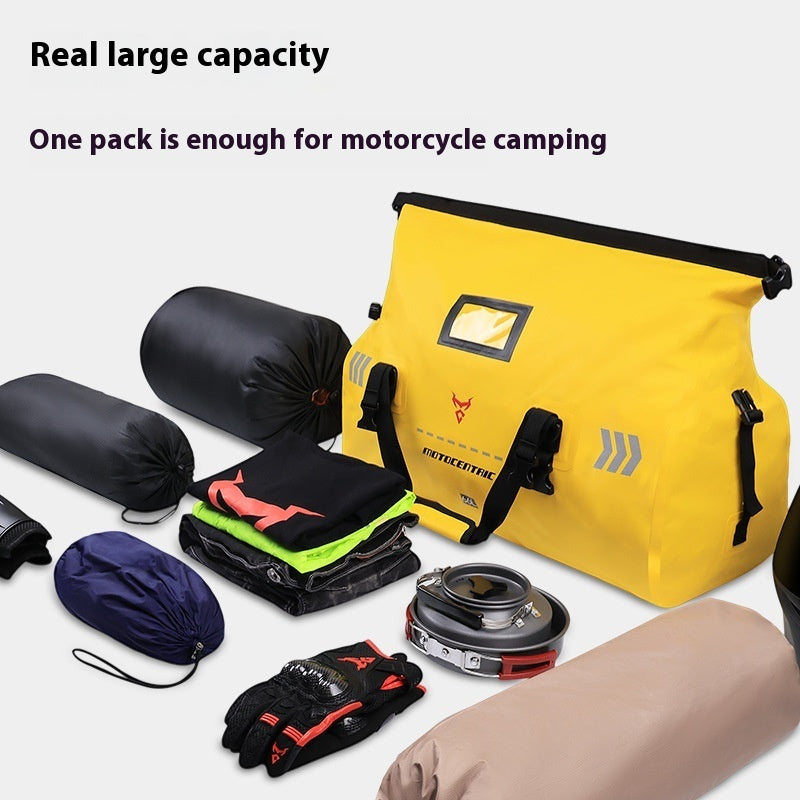 Motorcycle Center Motorcycle Rear Seat Long Distance Waterproof Storage Bag