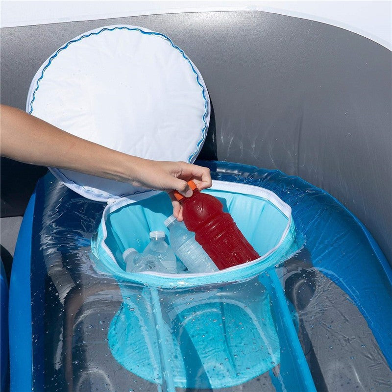 Lit Flottant Gonflable en PVC pour 6 Personnes