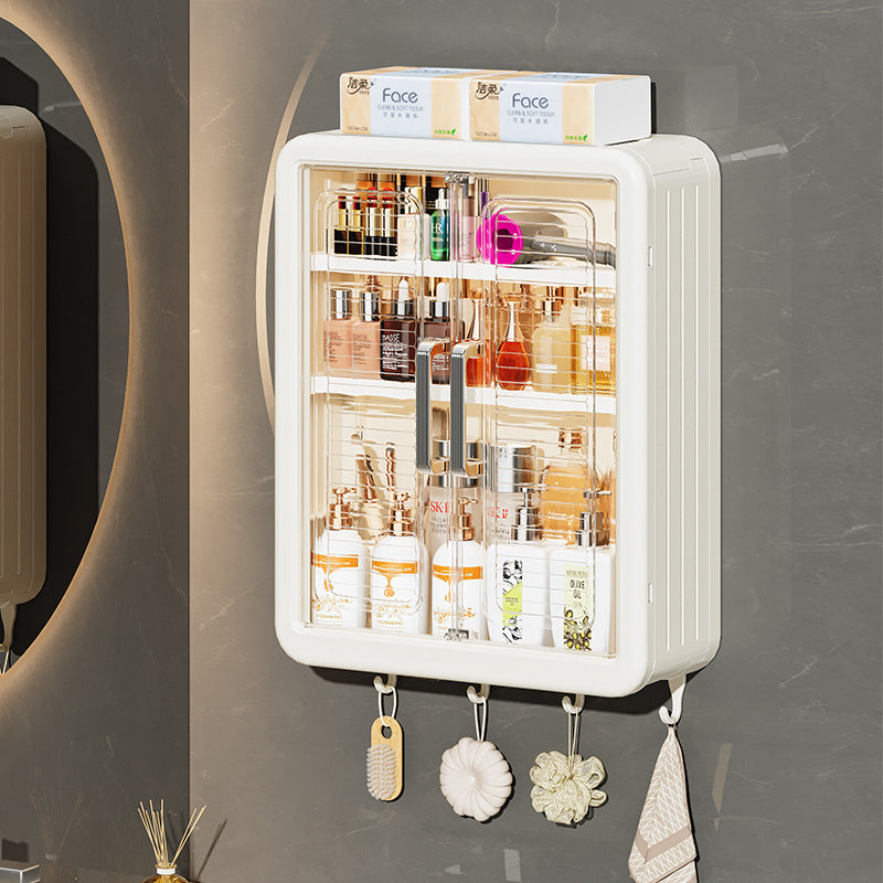 Étagère de rangement murale pour salle de bain et cuisine, meuble de rangement pour cosmétiques